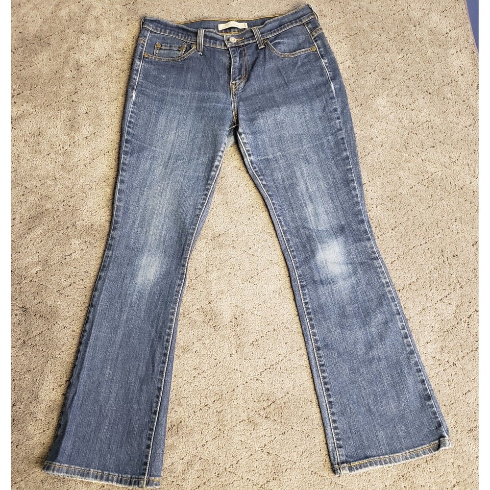 Levis 515 Bootcut Jeans Womens 6S Blue Medium Wash Denim Stretch Cowgirl Western